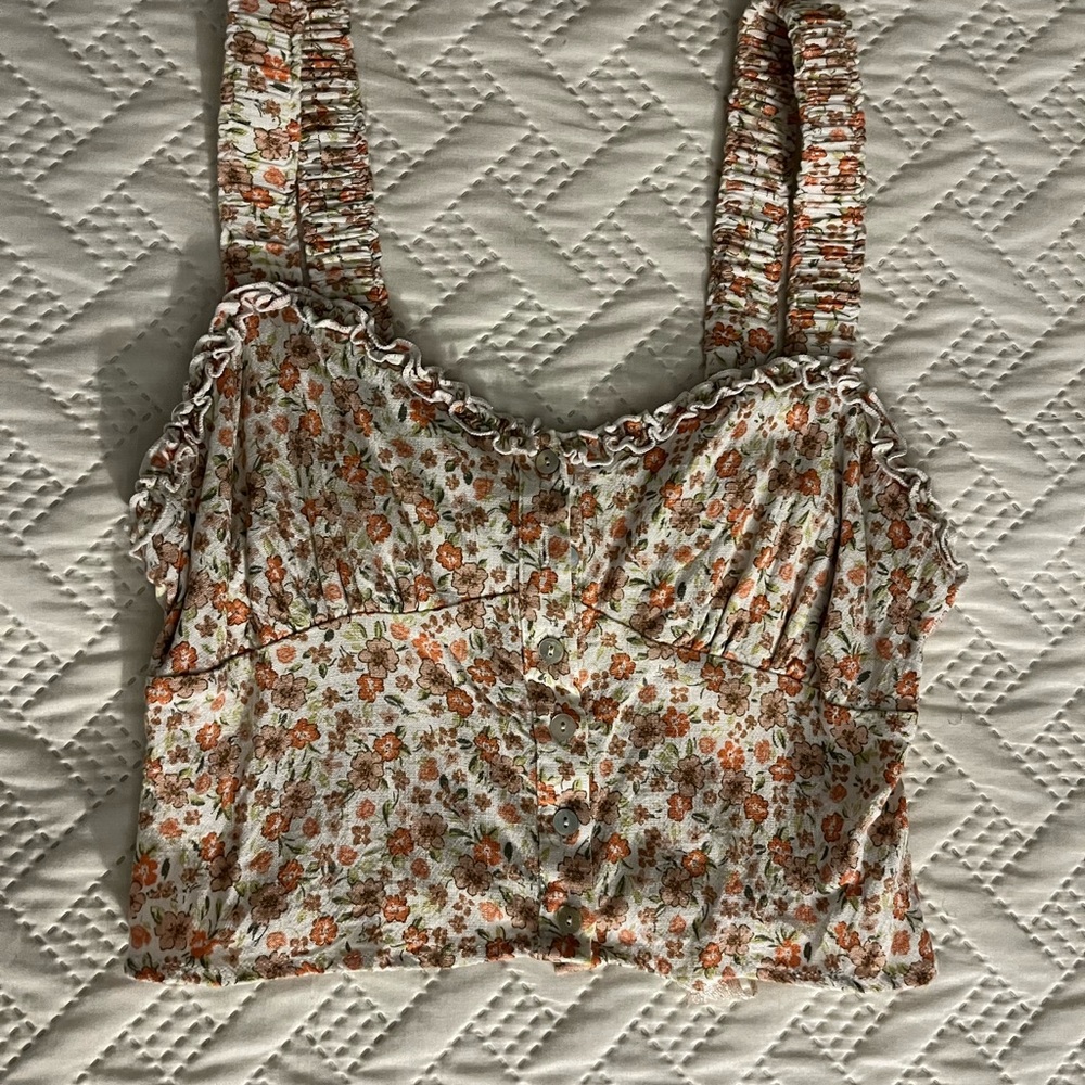 Forever 21, small floral tank - Picture 1 of 1